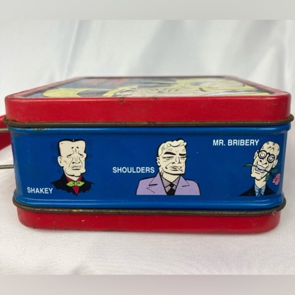 Vintage Dick Tracy Graphic Tin Lunchbox 1998 Collectible Hobbies - Picture 6 of 6